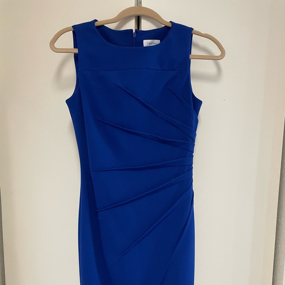 Cobalt Blue Calvin Klein Dress